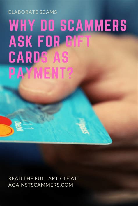 Why do Scammers Ask for Gift Cards?